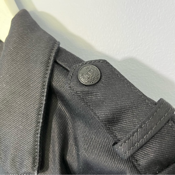 Joe’s Jeans Cropped Waxed Denim Jacket | Rick Owens vibes 🌚 - Picture 3 of 6